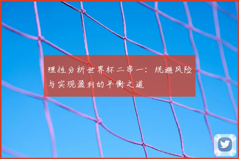 理性分析世界杯二串一：规避风险与实现盈利的平衡之道