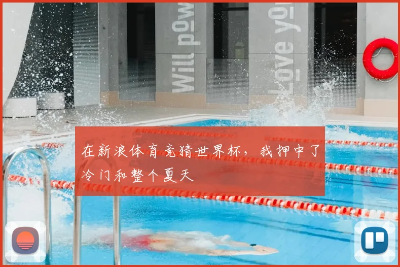 在新浪体育竞猜世界杯，我押中了冷门和整个夏天